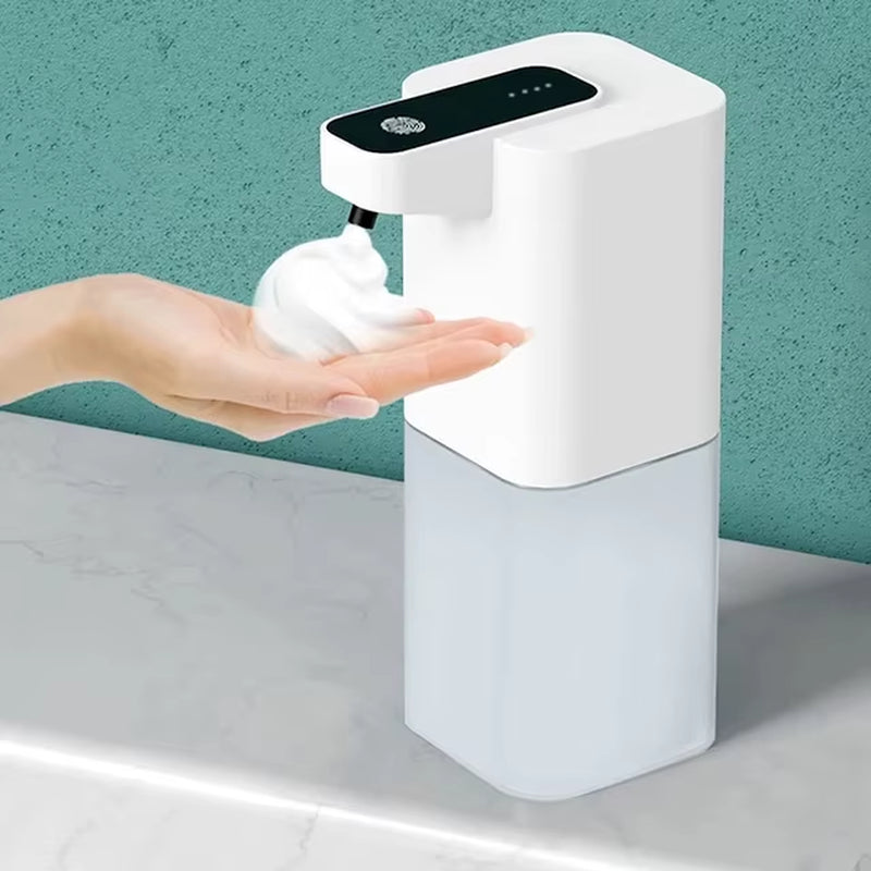 Automatic Soap Dispenser USB Rechargeable Foaming Touchless Hand Free Portable Foam Liquid Soap Dispenser for Bathroom Kitchen