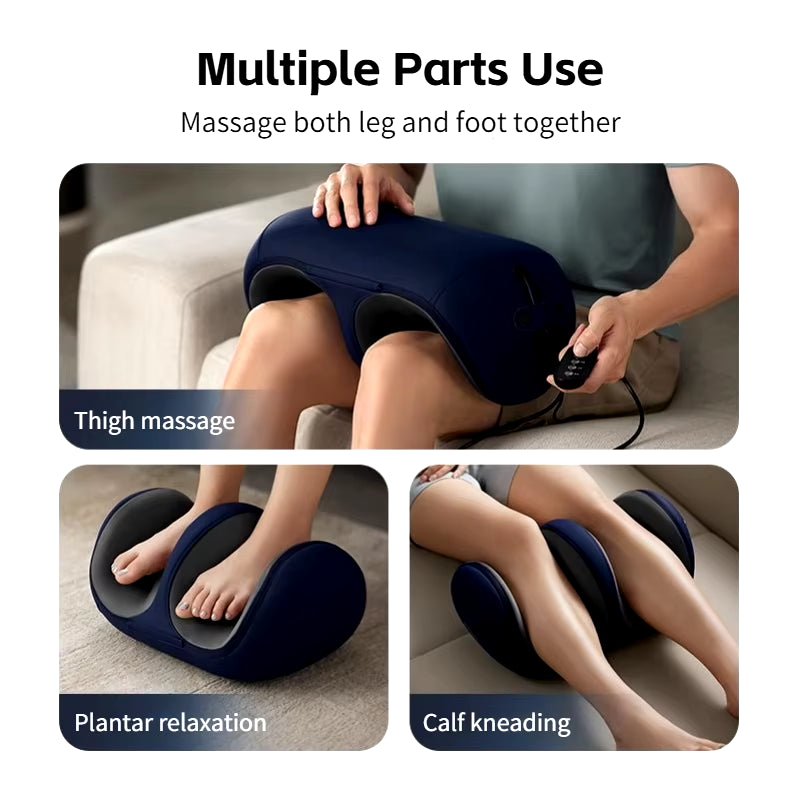 Newest 2 in 1 Shiatsu Foot Massager with Heat for Plantar Fasciitis Feet and Calf Massager Machine for Tired Muscles Pain Relief