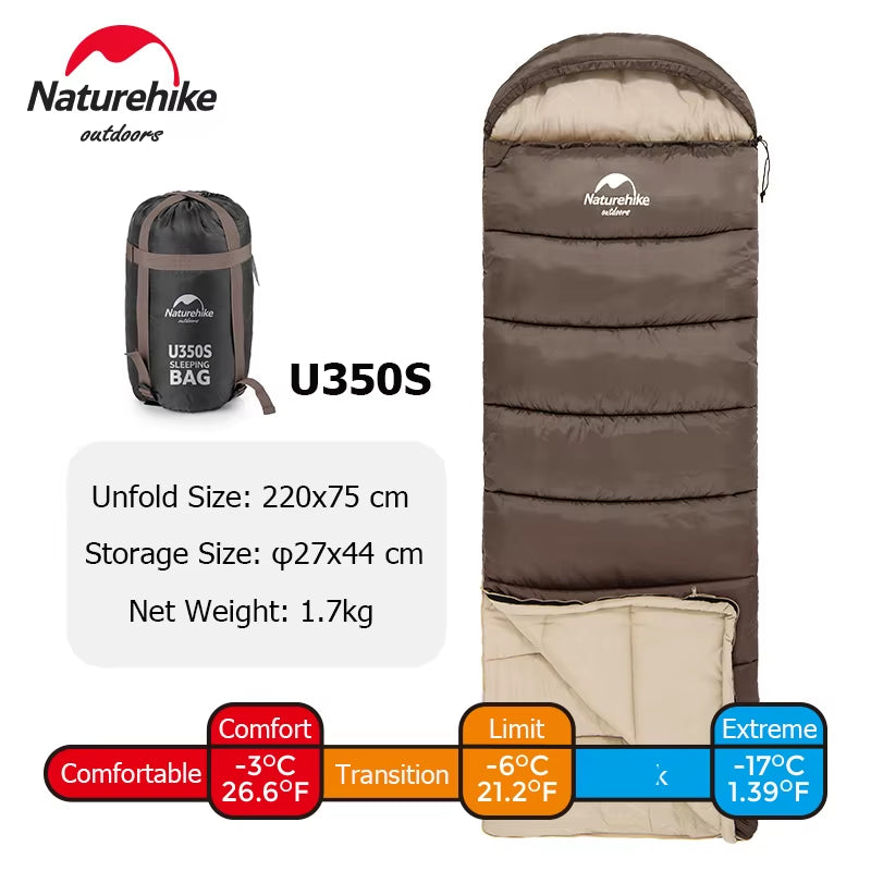 Sleeping Bag Ultralight Waterproof Sleeping Bag Cotton Quilt Portable Envelope Sleeping Bag Camping Sleeping Bags