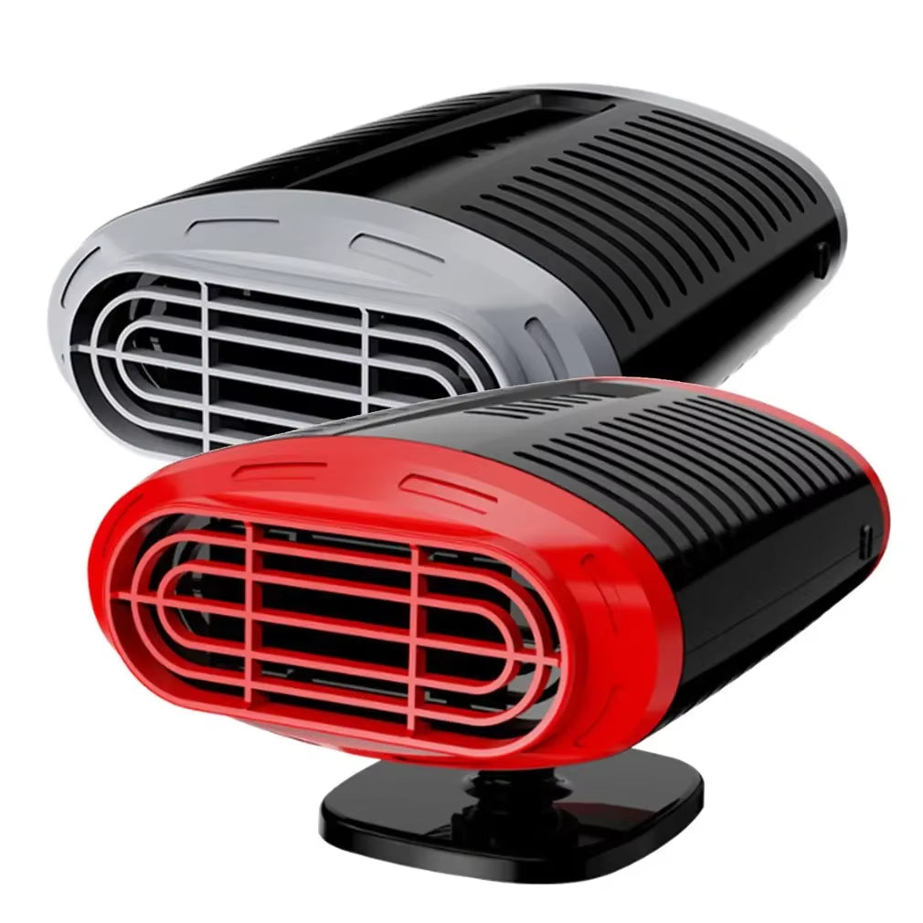 Car Heater Mini 12V Electric Heater - Adjustable Fan, Defrost Snow Demister