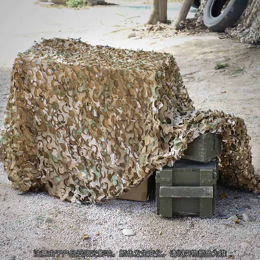 Outdoor Camouflage Net Mountain Camping Tactical anti UV Outdoor Camouflage Netting 1.5*2M