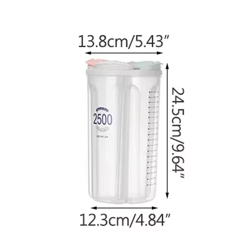 Kitchen Storage Box Food Storage Box Kitchen Supplies Grain Storage Tank Moisture-Proof Sealed Cans Transparent Organizers