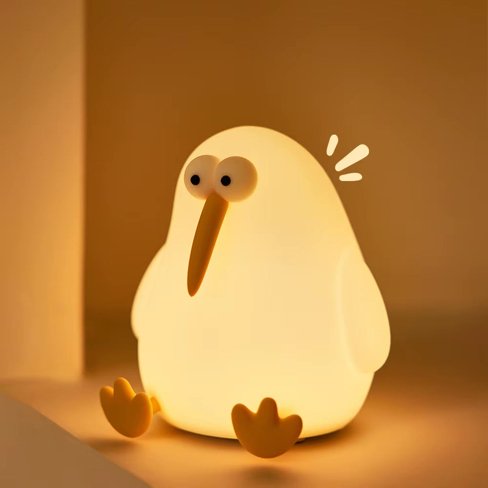 LED Cute Axolotl Silicone Light Animal Silicone Nursery Night Lamp USB Bedside Lamprechargeable Kids Bedroom Dimmable Gift Decor