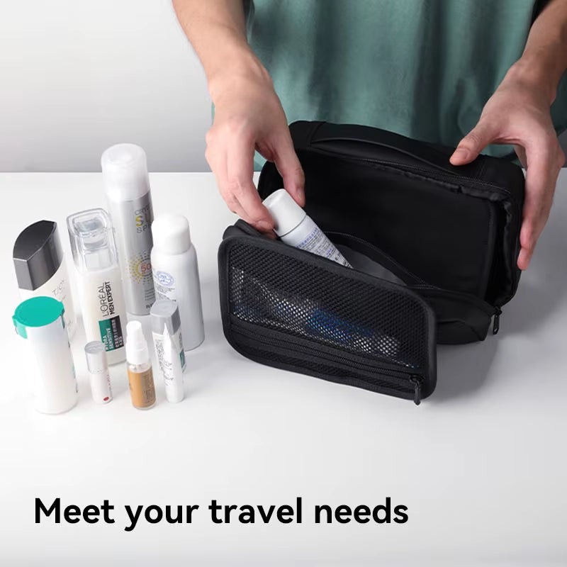 Travel Toiletry Bag Men'S Business Trip Gods Dry Wet Separation Fitness Bath Bag Waterproof Makeup Storage Bag