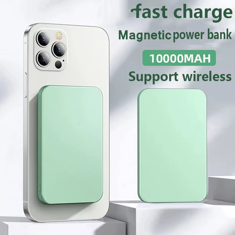 10000Mah Magnetic Wireless Power Bank Portable 5000Mah USB C Fast Charging External Battery Charger for Iphone 15 Xiaomi Samsung