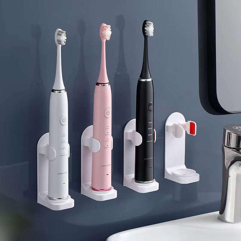 Adjustable Toothbrush Holder Electric Toothbrush Base Silicone Non-Slip Wall Mount Brush Body Rack Adapt 99%