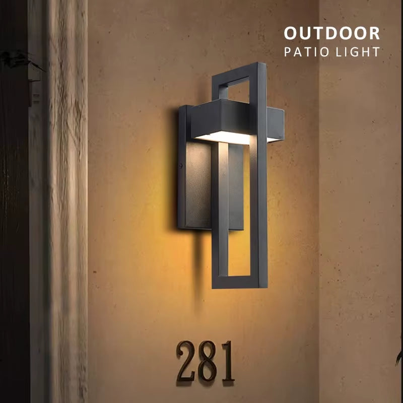 Geometric Outdoor Wall Light Garden Lights Outdoor IP65 Waterproof Outdoor Lighting Wall Lamp Outdoor Lights Outdoor Decoration