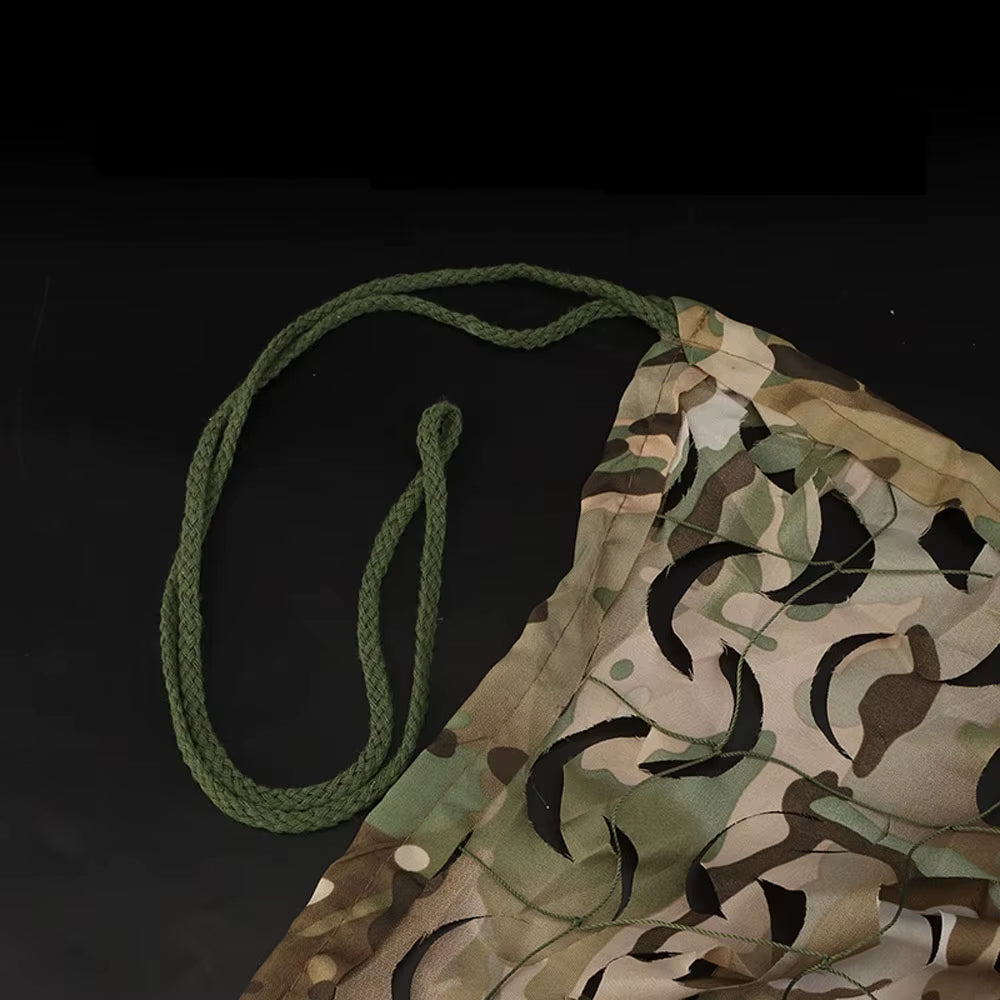 Outdoor Camouflage Net Mountain Camping Tactical anti UV Outdoor Camouflage Netting 1.5*2M