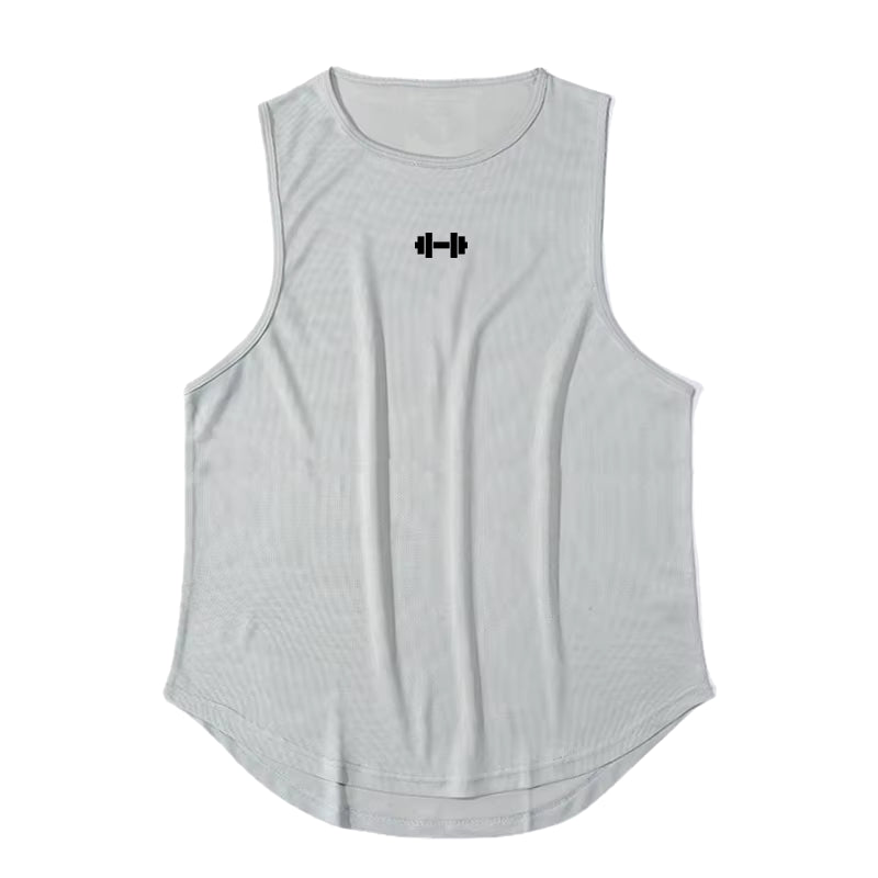 Summer Men'S Gym Tank Top Fitness Training Clothing Quick-Drying Loose Bodybuilding Sleeveless Shirt Men Fashion Basketball Vest