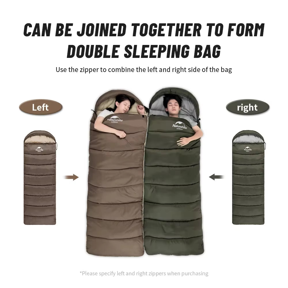 Sleeping Bag Ultralight Waterproof Sleeping Bag Cotton Quilt Portable Envelope Sleeping Bag Camping Sleeping Bags