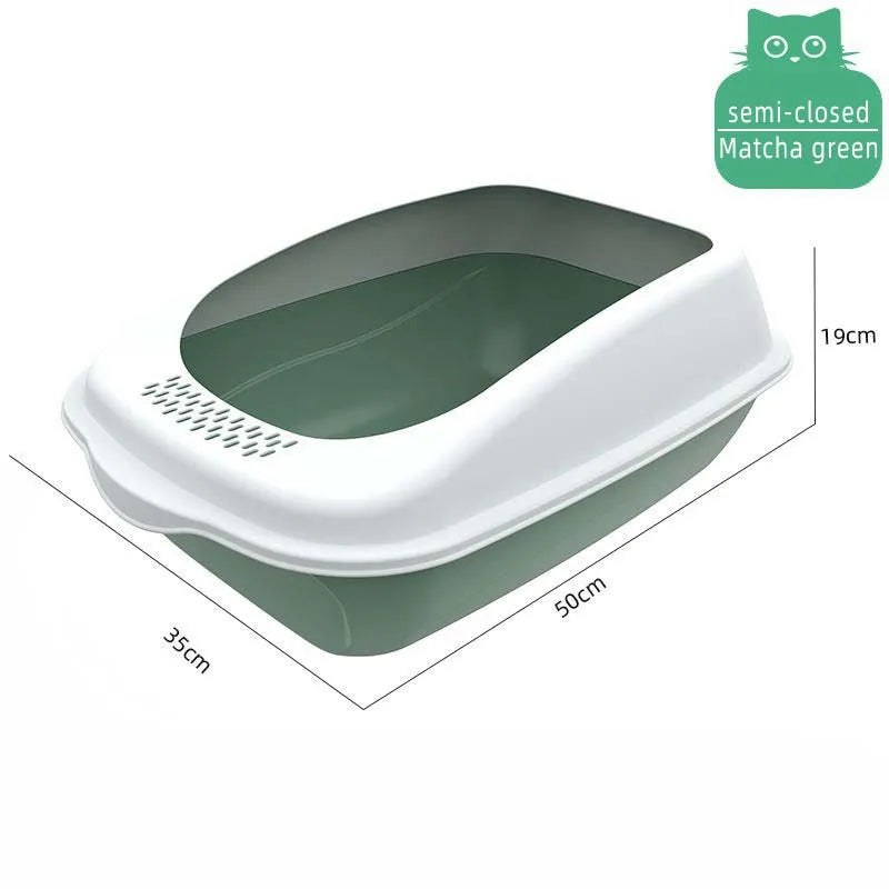 Deodorant Litter Box Cat Tray Fully Enclosed Pet Litter Box Plastic Toilet, Pet Accessories, High Capacity Litter Tray, Cleaning