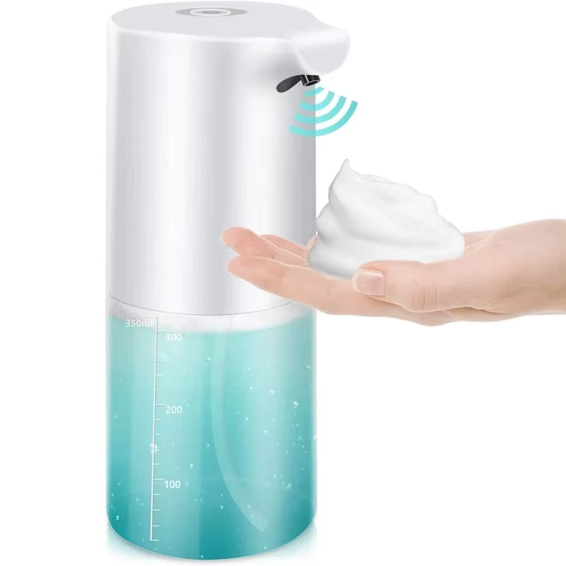 Automatic Soap Dispenser USB Rechargeable Foaming Touchless Hand Free Portable Foam Liquid Soap Dispenser for Bathroom Kitchen