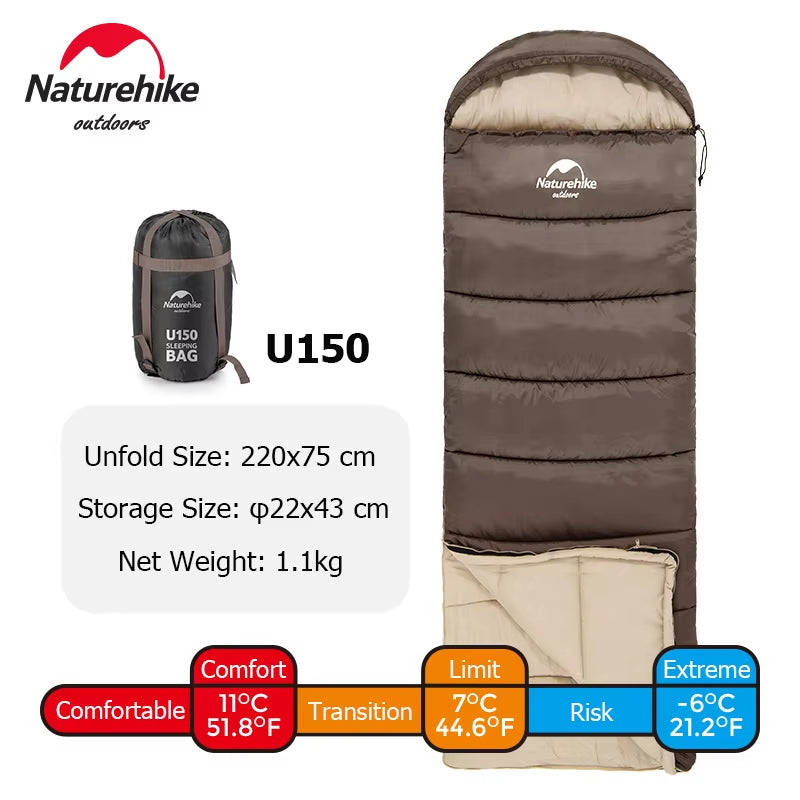 Sleeping Bag Ultralight Waterproof Sleeping Bag Cotton Quilt Portable Envelope Sleeping Bag Camping Sleeping Bags