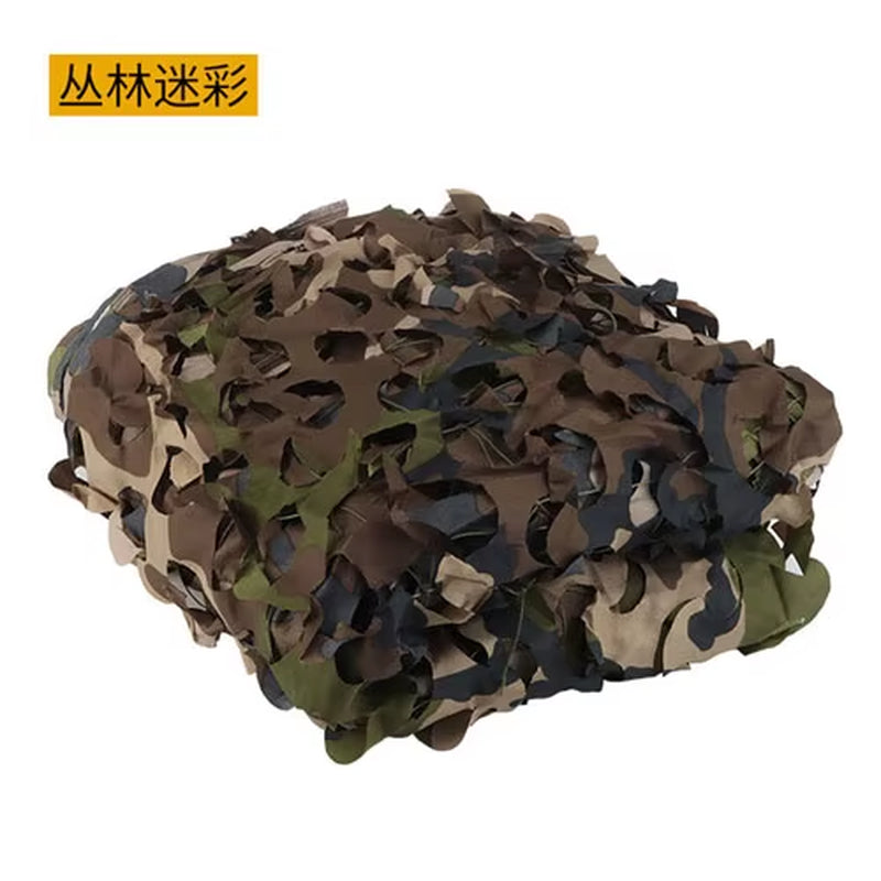 Outdoor Camouflage Net Mountain Camping Tactical anti UV Outdoor Camouflage Netting 1.5*2M