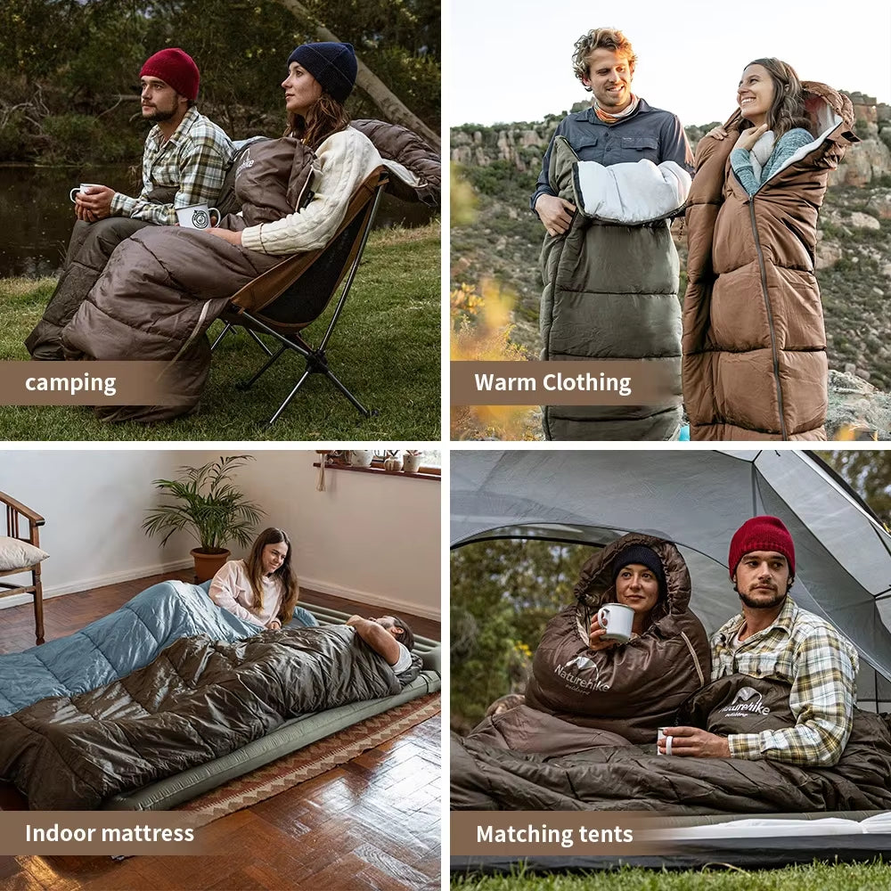 Sleeping Bag Ultralight Waterproof Sleeping Bag Cotton Quilt Portable Envelope Sleeping Bag Camping Sleeping Bags