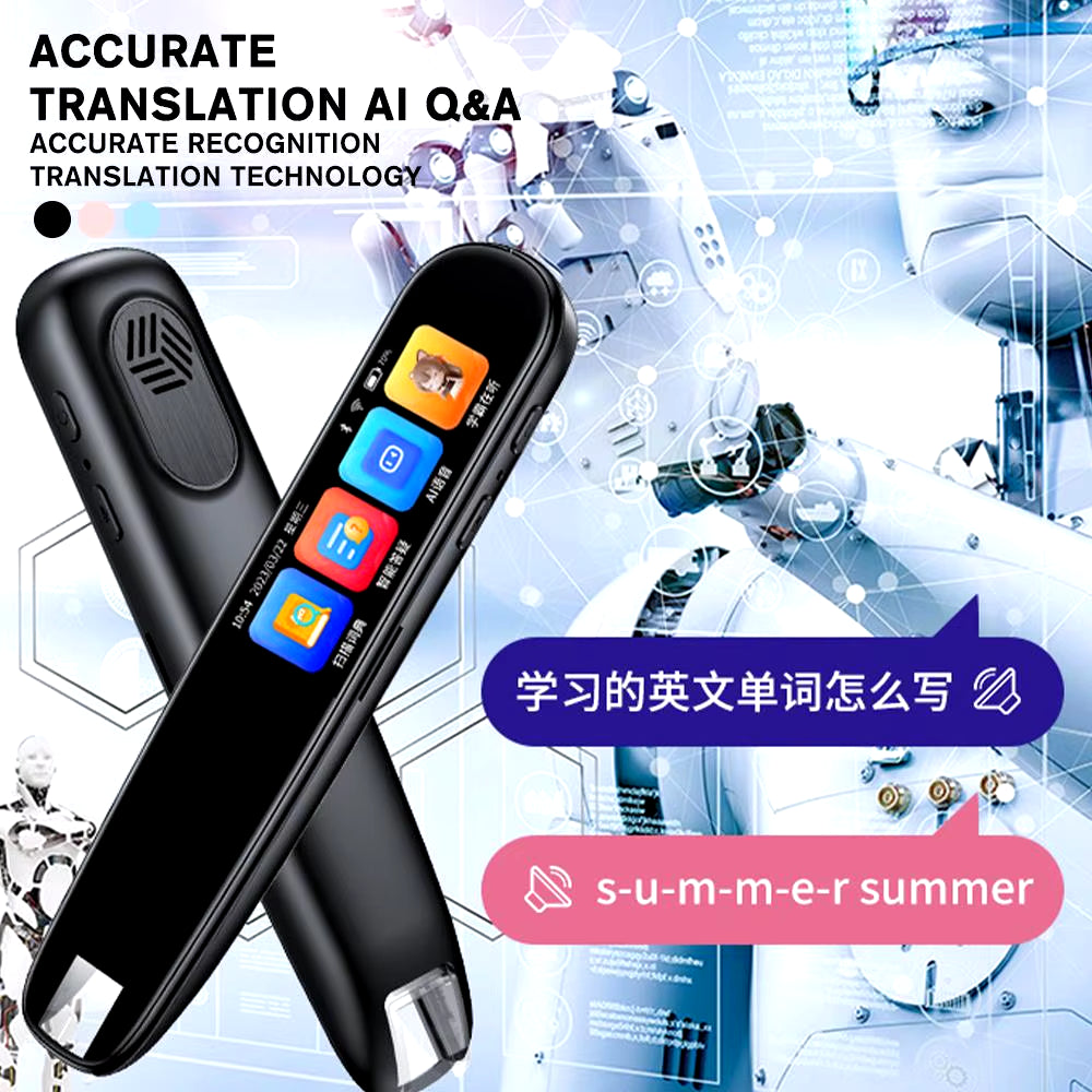 Student Mobile Scanning Reading Pen with Language Translation Portable Scan Reader Pen for Multilingual Translation