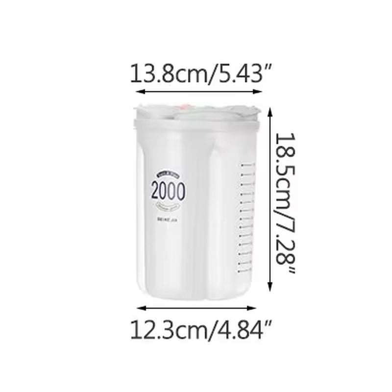 Kitchen Storage Box Food Storage Box Kitchen Supplies Grain Storage Tank Moisture-Proof Sealed Cans Transparent Organizers