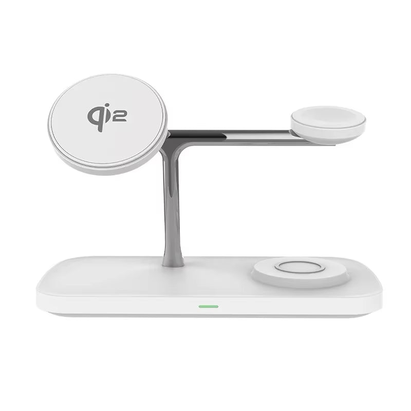 Qi2 3 in 1 Magnetic Wireless Charger 15W Fast Charging for Iphone 12/13/14/15/16 Series, Iwatch 1-9 and Airpods / TWS Chargers