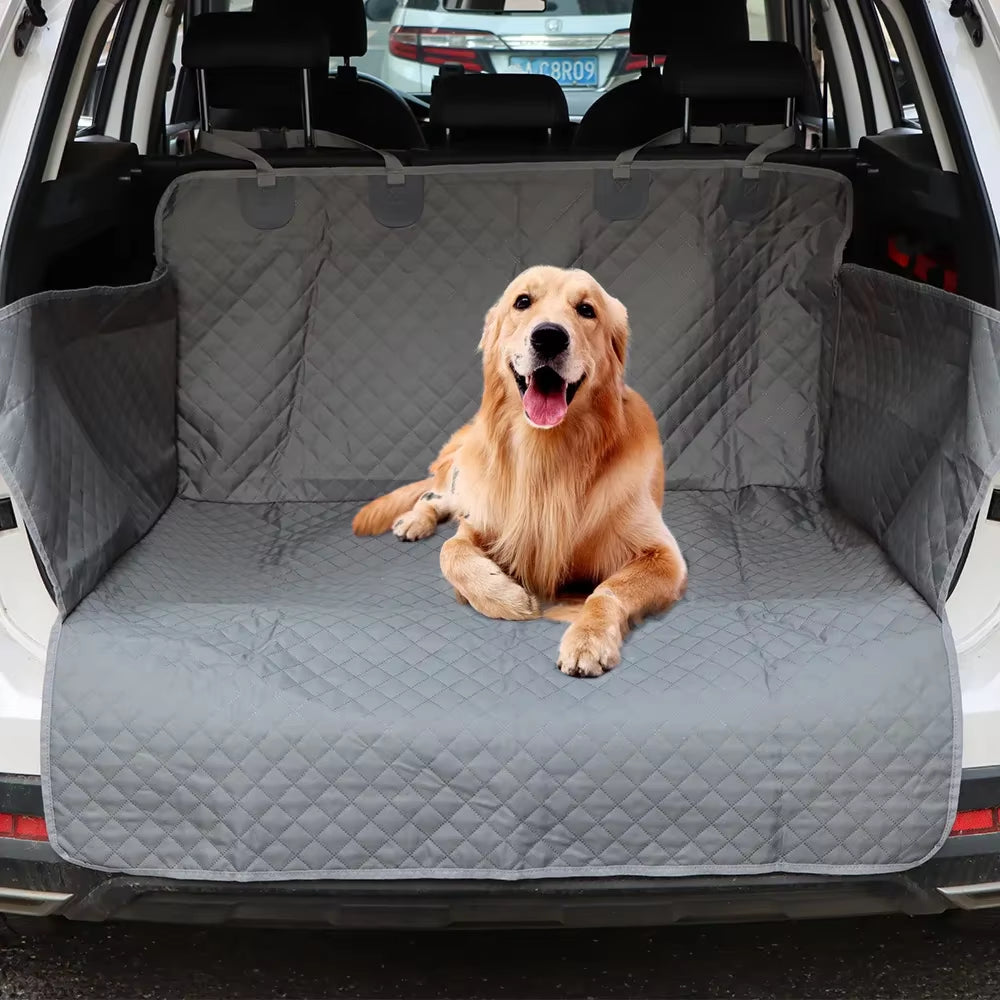 Dog Car Seat Cover Pet Travel Dog Carrier Car Trunk Mat Waterproof SUV Cargo Liner for Dogs Washable Free Shipping Items Mochila