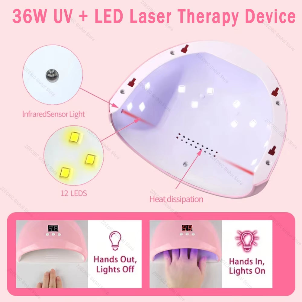 Fungal Nail Laser Device Repair Fast Nails Fungus Onychomycosis Repair Toenail Fingernail Removes Nail Fungus Foot Care Device