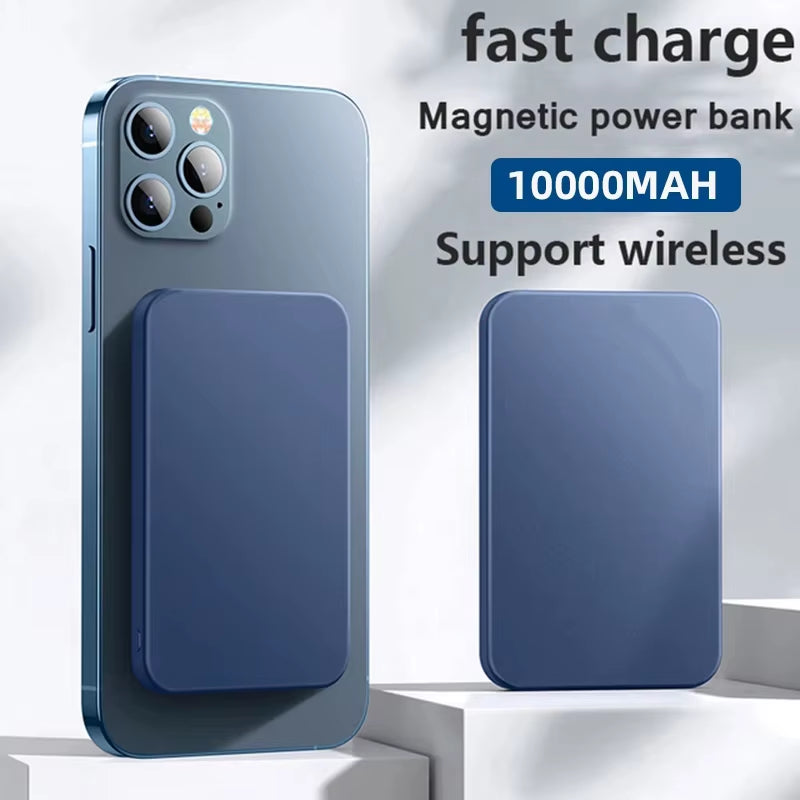 10000Mah Magnetic Wireless Power Bank Portable 5000Mah USB C Fast Charging External Battery Charger for Iphone 15 Xiaomi Samsung