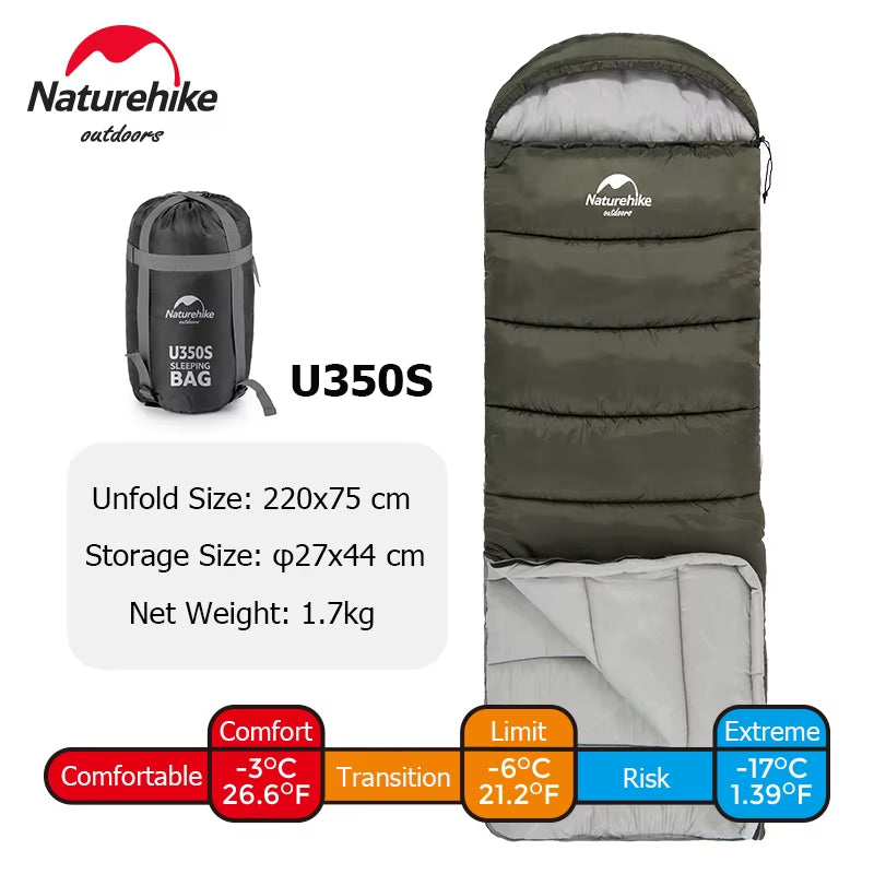 Sleeping Bag Ultralight Waterproof Sleeping Bag Cotton Quilt Portable Envelope Sleeping Bag Camping Sleeping Bags