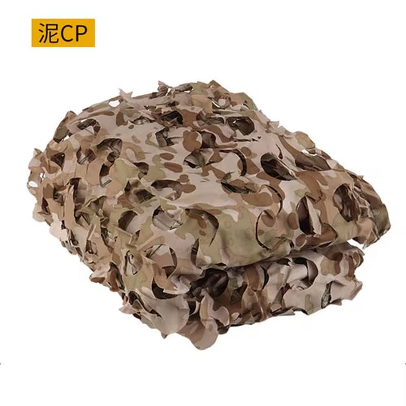 Outdoor Camouflage Net Mountain Camping Tactical anti UV Outdoor Camouflage Netting 1.5*2M