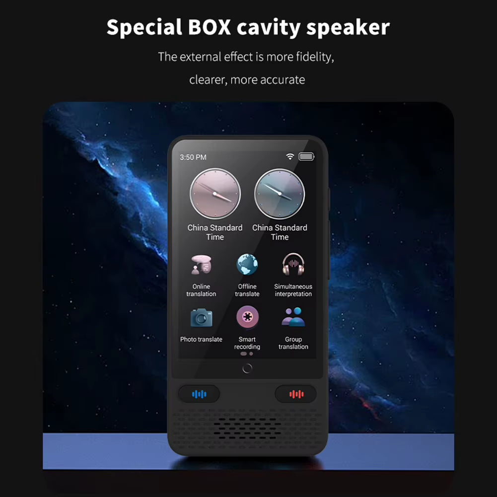 Portable Language Translator Device 138 Real-Time Languages Instant Voice Translator with Online Offline Translation