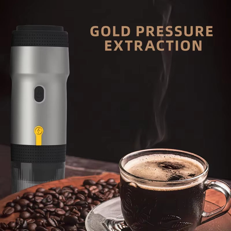 Portable Coffee Maker Capsules Electric Coffee Maker Battery Portable Espresso Coffee Machine for Home Camping Coffee Maker